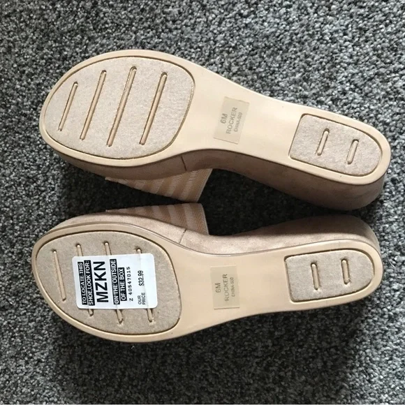 Impo Stretch Rocker Elastic Platform Sandal - Size 6M - Like New - Picture 5 of 5